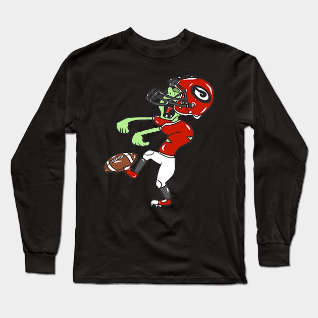 Rugby American Football Sport USA Gridiron Football Gift Long Sleeve T-Shirt by KK-Royal